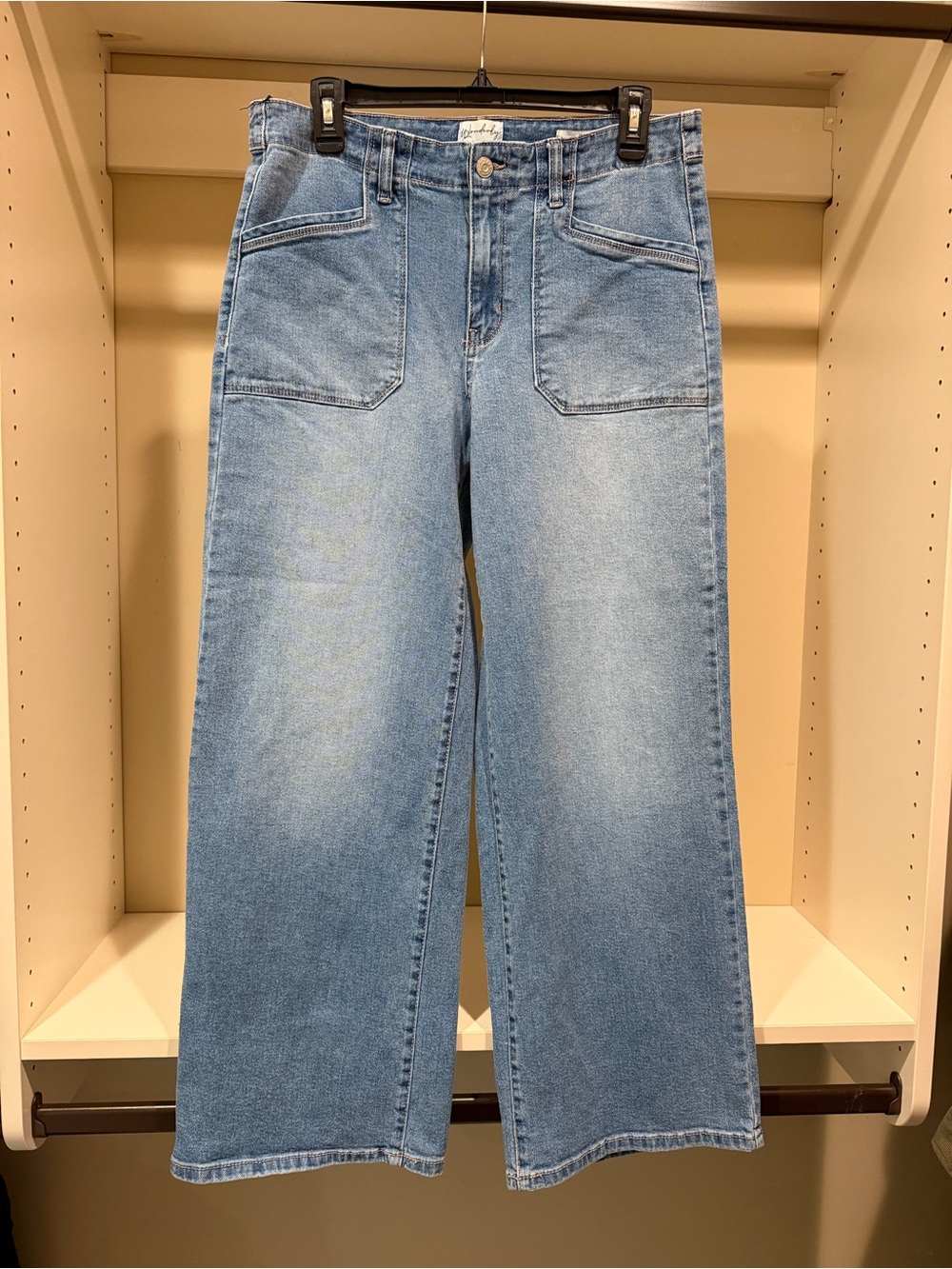 Women’s Wonderly Wide-Leg Jeans 10 Petite